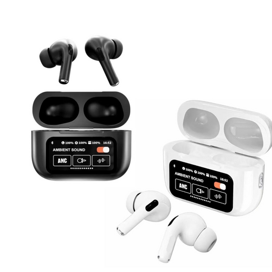 A9 Pro Wireless Earbuds – Noise-Canceling, Double Touch Screen